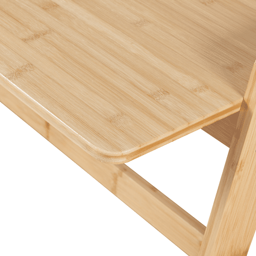 Secretária Härryda com anti-queda bambu 107x47x81cm - Natural en.casa