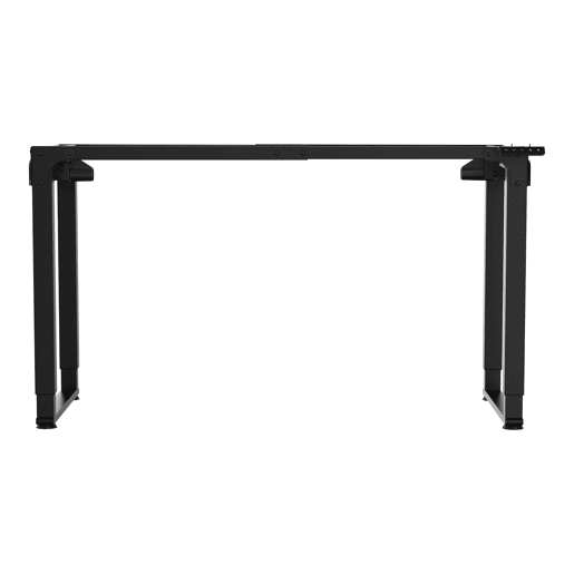 Estrutura de secretária Kirkkonummi ajustável em altura em aço 135x55cm - Preto pro.tec