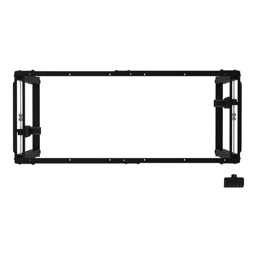 Estrutura de secretária Kirkkonummi ajustável em altura em aço 135x55cm - Preto pro.tec