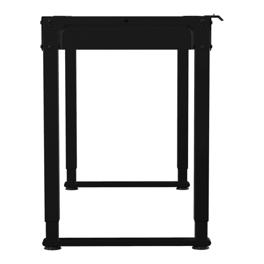 Estrutura de secretária Kirkkonummi ajustável em altura em aço 135x55cm - Preto pro.tec