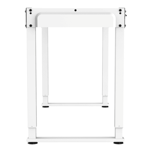 Estrutura de secretária Kirkkonummi ajustável em altura em aço 135x55cm - Branco pro.tec