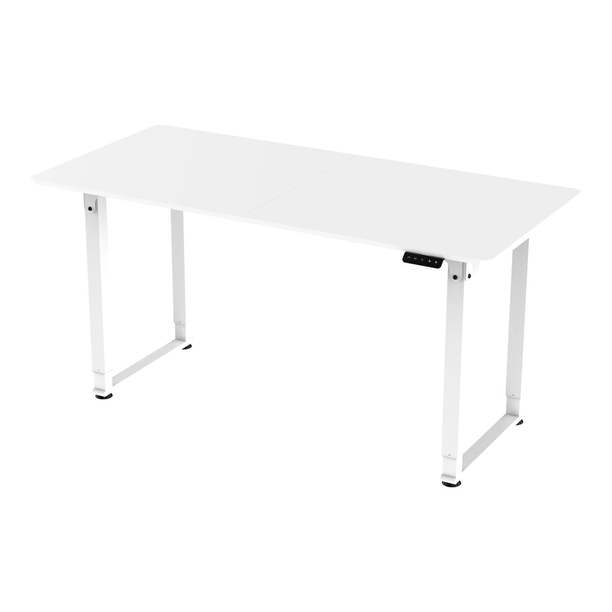 Escritorio kirkkonummi regulable en altura aglomerado 160x75cm - blanco [pro.tec]
