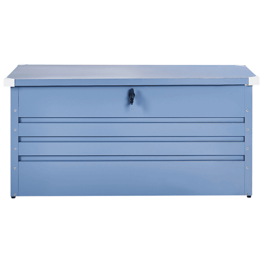 Caixa de arrumação CEBROSA Metal 132 cm 62 cm Azul