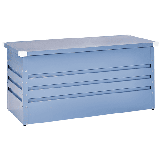 Caixa de arrumação CEBROSA Metal 132 cm 62 cm Azul