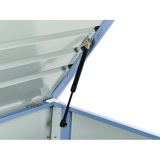 Caixa de arrumação CEBROSA Metal 132 cm 62 cm Azul