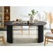 Beliani Mesa de comedor SAVORY 90x180 Beliani Mesa de comedor SAVORY 90x180 Negro