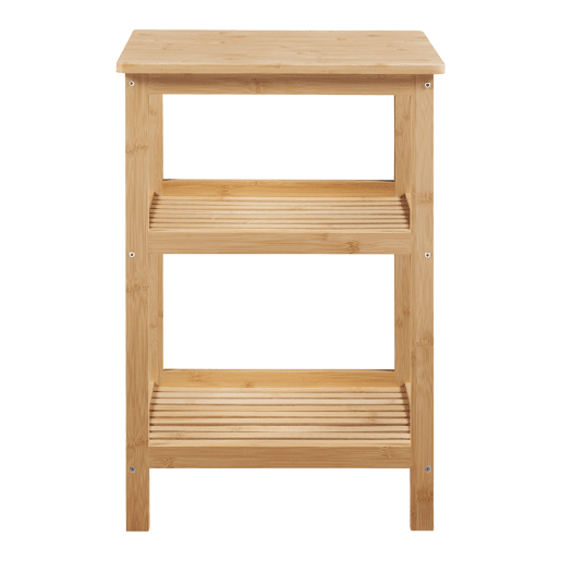 Estante de bambu Ikerasak com 3 prateleiras 60 x 40 x 40 cm natural en.casa Estante de bambu Ikerasak com 3 prateleiras 60 x 40 x 40 cm natural en.casa