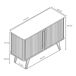 Aparador Tysvær bambú con puertas Aparador Tysvær bambú con puertas Azul
