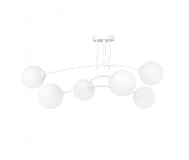 Plafón de techo mobis blanco 6 luces marca wonderlamp