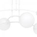 Plafón de techo Mobis (6 luces) Cristal - Metal Moderno Plafón de techo Mobis (6 luces) Cristal - Metal Moderno Blanco