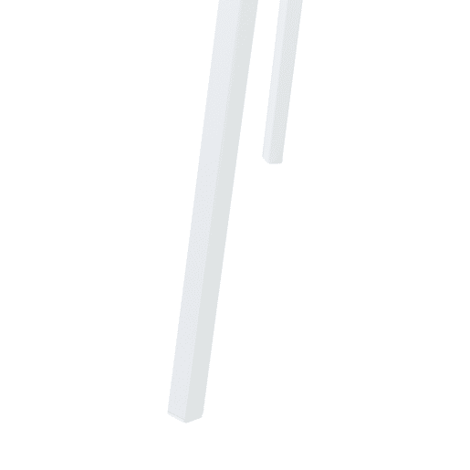 Bengaleiro de pé metálico Edet 179x48x48 cm - Branco en.casa