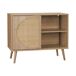 Aparador estilo escandinavo con madera redondeada, 80cm 80 Aparador estilo escandinavo con madera redondeada, 80cm 80 Madera