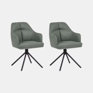 Conjunto de 2 cadeiras de jantar MIRA Verde