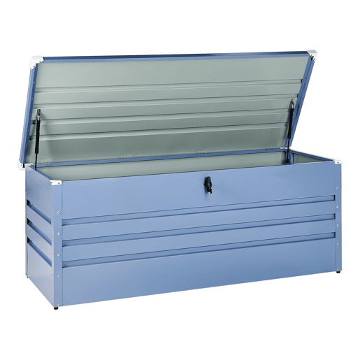 Caixa de arrumação CEBROSA Metal 165 cm 70 cm Azul