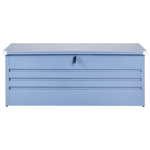 Caixa de arrumação CEBROSA Metal 165 cm 70 cm Azul