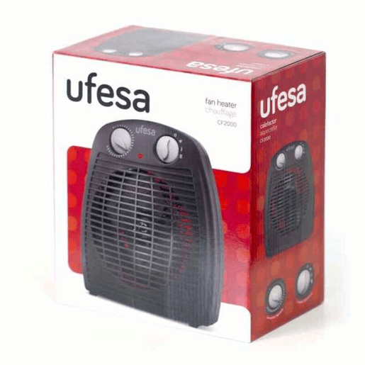 Aquecedor Vertical UFESA CF2000 Preto 2000 W