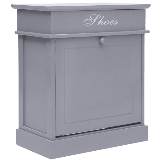 vidaXL Sapateira 50x28x58 cm madeira de paulownia cinzento vidaXL Sapateira 50x28x58 cm madeira de paulownia cinzento