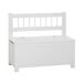 Well Home Banco de almacenamiento arcón infantil de madera Well Home Banco de almacenamiento arcón infantil de madera Blanco