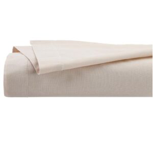 Lençol de algodão beige 90x190cm