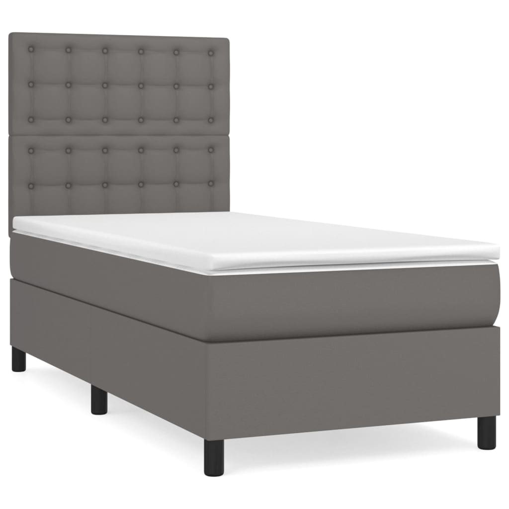 Cama box spring 90x190 Gris