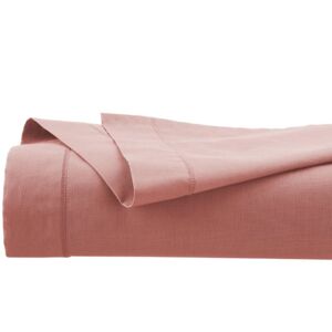 Lençol de algodão rosa 90x190cm