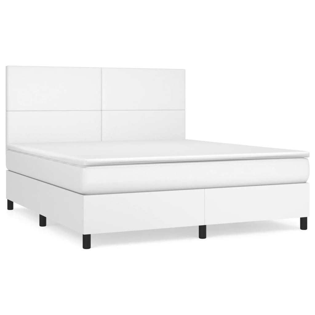Cama box spring 180x200 Blanco