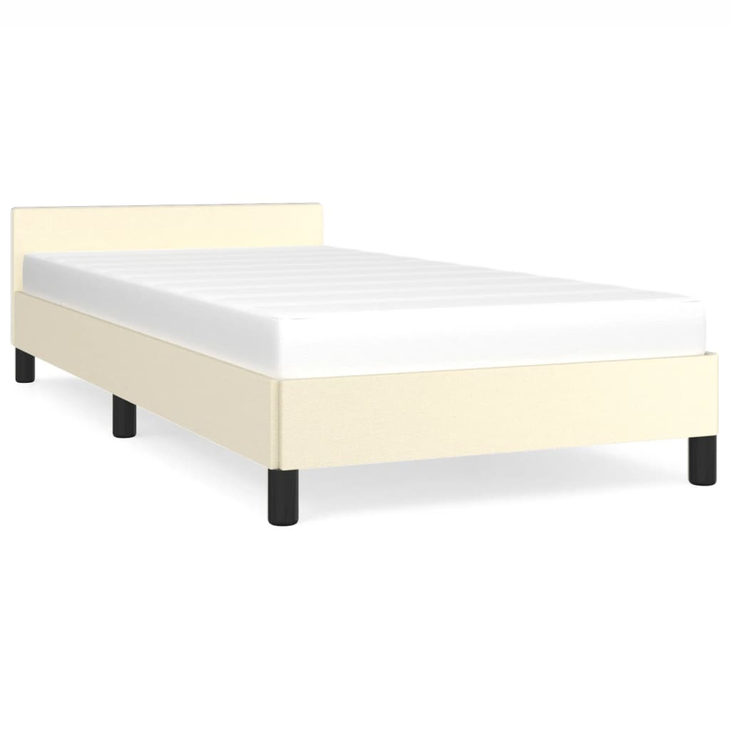 Estructura de cama 80x200 Crema