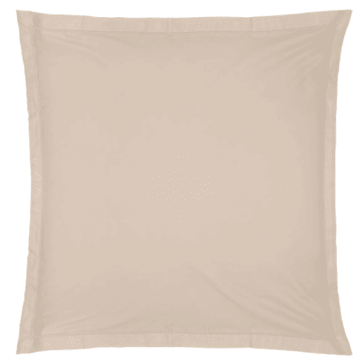 Capa de almofada algodão beige de 63x63cm