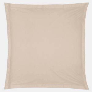 Capa de almofada algodão beige de 63x63cm