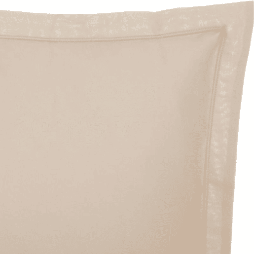 Capa de almofada algodão beige de 63x63cm