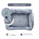 Cama para mascota + abrigo para mascotas Cama para mascota + abrigo para mascotas Gris
