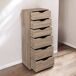 Well Home Torre de almacenamiento con 6 cajones Well Home Torre de almacenamiento con 6 cajones Madera