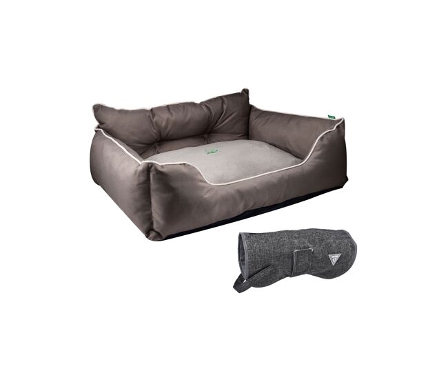 Cama para mascota + abrigo para mascotas