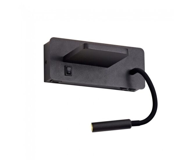 Aplique led con cargador wireless rob2 iii 5+3w marca cristalrecord