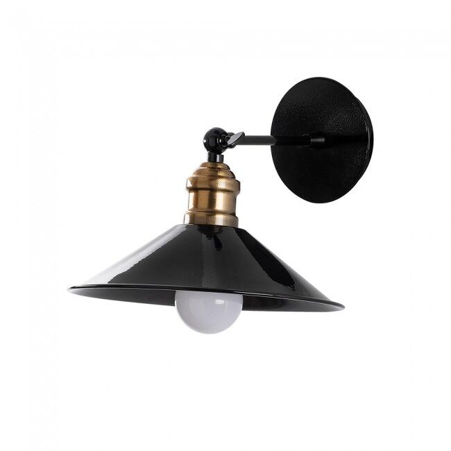 Aplique de pared harvey 24 negro marca wonderlamp