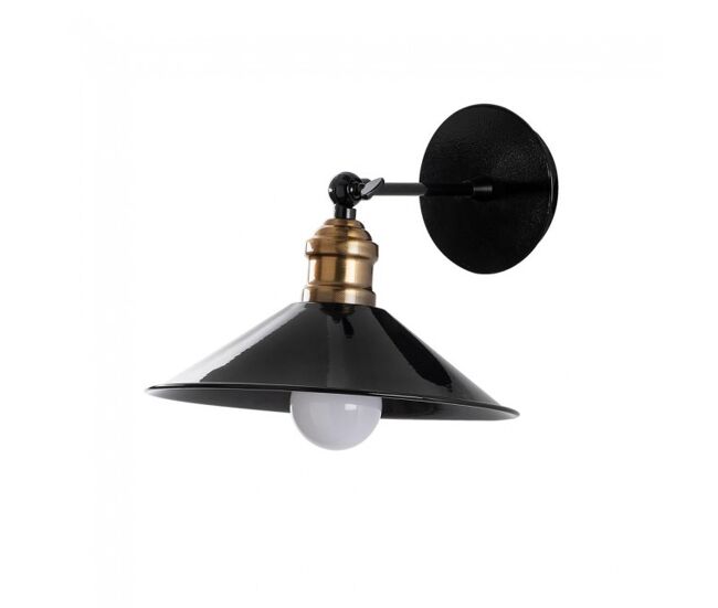 Aplique de pared harvey 24 negro marca wonderlamp