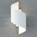 Aplique de pared Snape Metal Moderno Aplique de pared Snape Metal Moderno Blanco