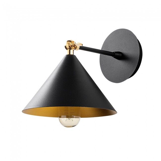 Aplique de pared Harvey 19 Metal  Nórdico Negro