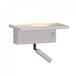 Aplique LED con cargador wireless Rob2 II 5+3W CristalRecord Aplique LED con cargador wireless Rob2 II 5+3W CristalRecord Blanco