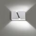 Aplique de pared Limpo Metal Moderno Aplique de pared Limpo Metal Moderno Blanco