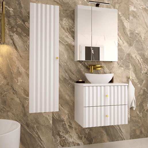 Móvel de toucador 60 cm Izae Branco