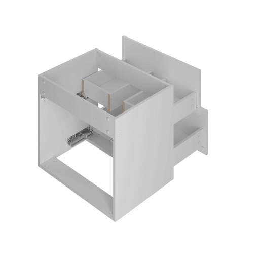 Conjunto móvel lavatório duplo 120cm e coluna Izae Branco