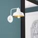 Aplique de pared Harvey 19 Metal Retro - Vintage Aplique de pared Harvey 19 Metal Retro - Vintage Blanco
