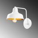 Aplique de pared Harvey 19 Metal Retro - Vintage Aplique de pared Harvey 19 Metal Retro - Vintage Blanco