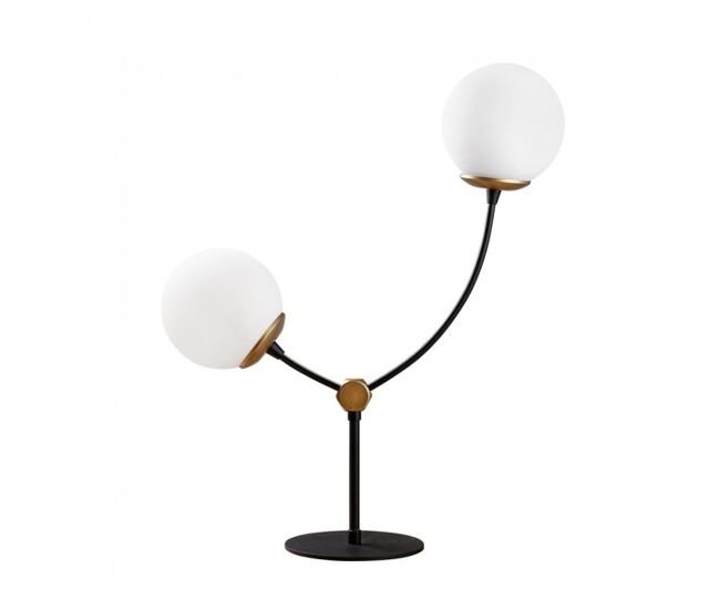 Lámpara de mesa mosoma 2 luces marca wonderlamp