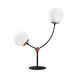 Lámpara de mesa Mosoma 2 luces marca Wonderlamp Lámpara de mesa Mosoma 2 luces marca Wonderlamp Negro