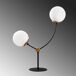 Lámpara de mesa Mosoma 2 luces marca Wonderlamp Lámpara de mesa Mosoma 2 luces marca Wonderlamp Negro