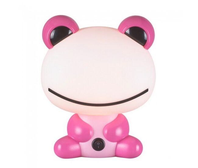 Lámpara infantil de sobremesa rana rosa marca wonderlamp