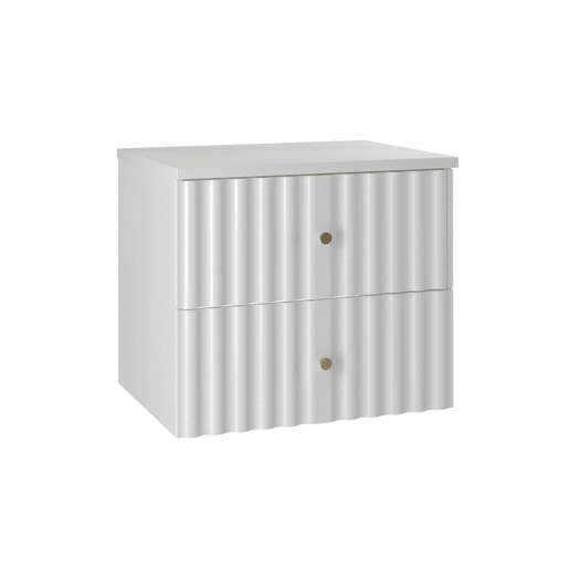 Móvel toucador 60 cm com bancada Izae Branco