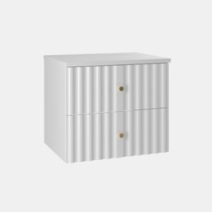 Móvel toucador 60 cm com bancada Izae Branco